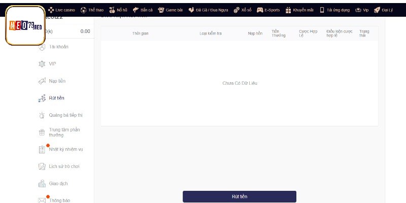 Hướng dẫn rút tiền Neo79 cực nhanh